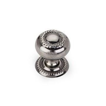 Picture of 1-1/4" Hollow Steel Rope Knob with Backplate