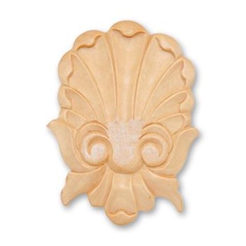 Picture of 2-5/8" X 4" X 3/4 Handcarved Rosette 