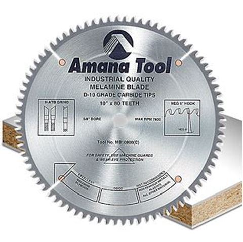 Picture of 10" Carbide Tipped Double-Face Melamine Saw Blades 