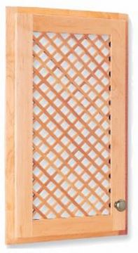 Picture of Large Diagonal Lattice Door Insert 