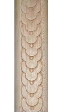 Picture of Ripple Design Embossed Half Round Column (2081)