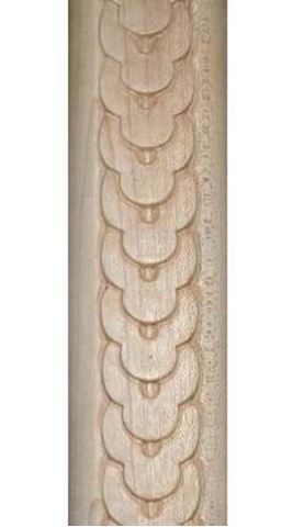 Picture of Ripple Design Embossed Half Round Column (2081)