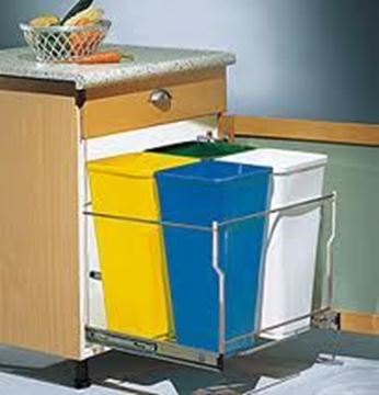 Picture of Soft-Close Double Waste Unit (L FJ165 SOFT)