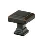 Picture of 1 1/4" Geometric Square Knob