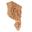 Picture of Unfinished Acanthus Bar Bracket Cherry (CORBEL-A-4-CH)
