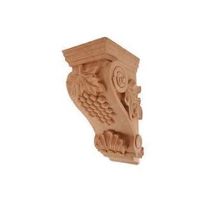 Picture of Unfinished Small Grape Corbel Alder (CORBEL-G-1-AL)