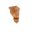Picture of Unfinished Small Deco Corbel Rubberwood (CORBEL-G-4-RW)
