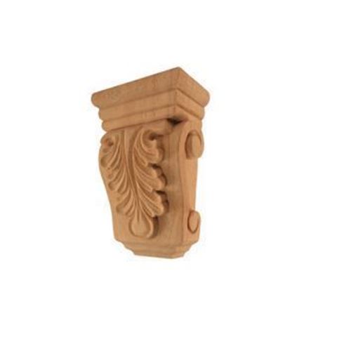 Picture of Unfinished Mini Acanthus Corbel Maple (CORBEL-A-8-MP)