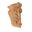 Picture of Unfinished Low Profile Acanthus Corbel Cherry (CORBEL-A-10-MP)