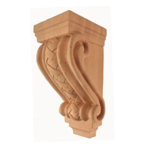 Picture of Weave Basket Corbel Rubberwood (CORBEL-BW-1-RW)