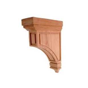 Picture of Unfinished Medium Mission Corbel Rubberwood (CORBEL-M-2-RW)