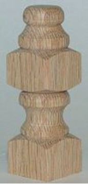 Picture of Galley Rail Corner Post Red Oak (G9620OUF3)