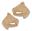 Picture of Handcarved Corners  Pairs Red Oak (1014O)