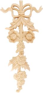 Picture of Handcarved Applique Onlay Whitewood (1821WW)