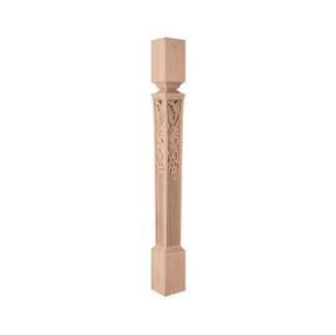 Picture of Nouveau Island Column Hard Maple (250257HM1)