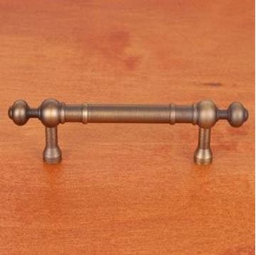 Picture of 3-1/2" cc Plain Pull with Decorative Ends