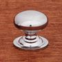 Picture of 1-1/4" Small Solid Plain Knob with Backplate