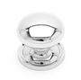 Picture of 1-1/4" Small Solid Plain Knob with Backplate