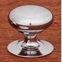 Picture of 1-1/4" Small Plain Knob with Detachable Backplate